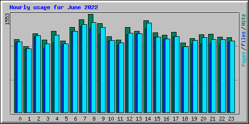Hourly usage for June 2022